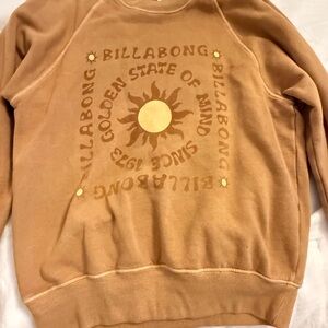 Billabong Golden Brown Crewneck
